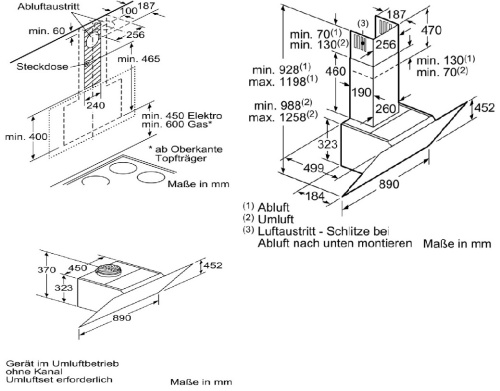 Neff d55ml66n1 схема встраивания